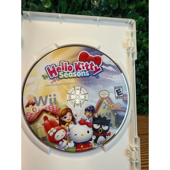 Hello Kitty Seasons (Nintendo Wii, 2010) CIB Complete Game w/ Manual - Picture 6 of 6